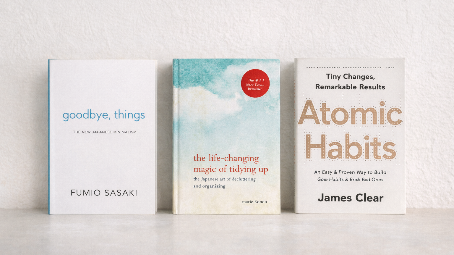 The 3 best books for anyone interested in decluttering