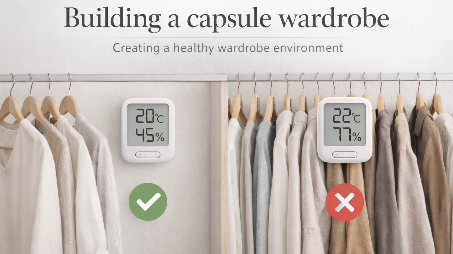Why fewer clothes create a healthier wardrobe environment