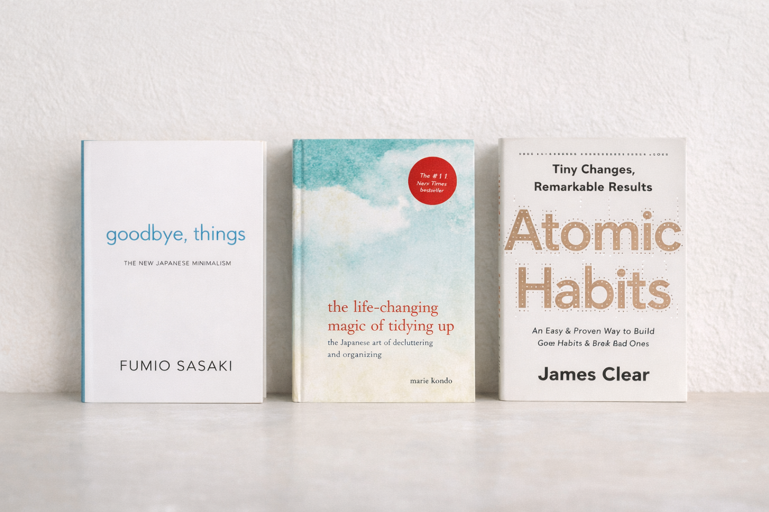 The 3 best books for anyone interested in decluttering