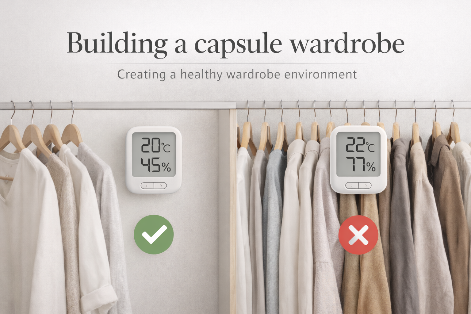 Why fewer clothes create a healthier wardrobe environment