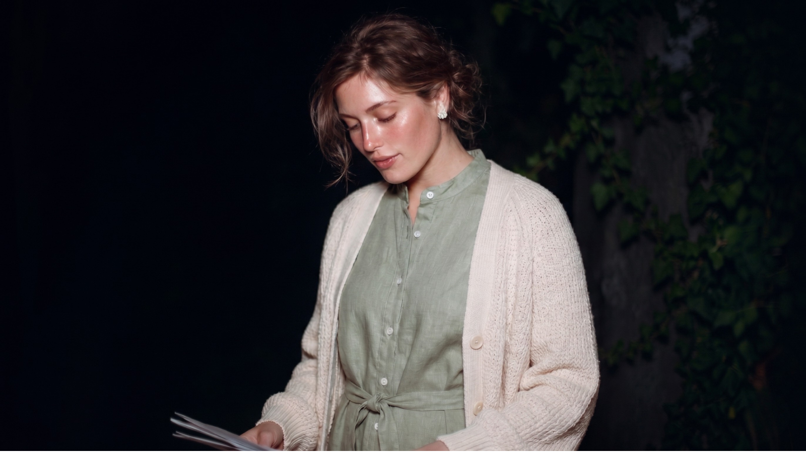 Woman wearing the Getaway Edit capsule