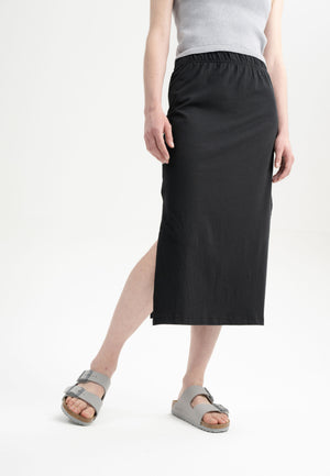 Jupe midi nuisette (Divari) – MELAWEAR (Noir)