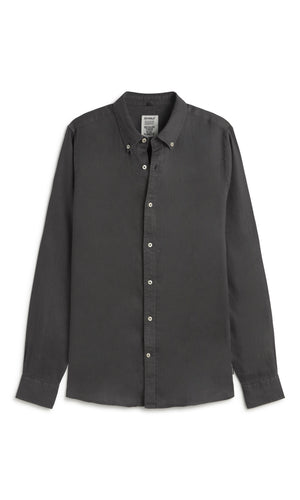 Chemise en lin (MALIBU) – ECOALF (Anthracite)