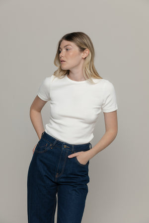Organic T-shirt (Ilaria) – Rifo (Off-White)